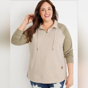 Maurices 1/4 Zip Sweatshirt 2